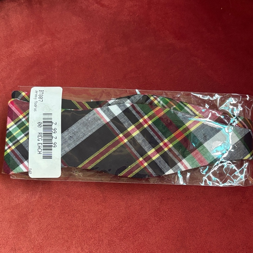 High Cotton Jeremy Madras Plaid Multicolor Tie